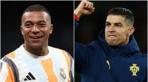 کائیلین ایم بیپے کرسٹیانو رونالڈو کے افسانوی ریئل میڈرڈ ریکارڈ کے برابر ہیں