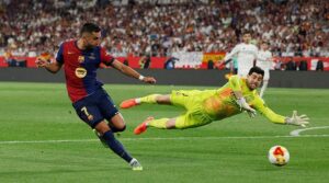 کوپا ڈیل رے کو جیتنے کے لئے اضافی وقت میں بارسلونا ایج ریئل میڈرڈ