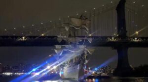 بروکلین برج جہاز کے حادثے نے دو افراد کو ہلاک کردیا: نیویارک شہر کے میئر