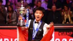 پابندی سے واپسی کے بعد ژاؤ چین کا پہلا ورلڈ اسنوکر چیمپیئن بن گیا