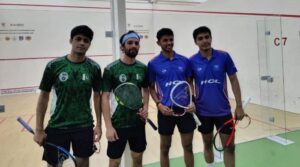 ایشین ڈبلز اسکواش چیمپینشپ میں ہندوستان کے خلاف پاکستان بیگ سلور