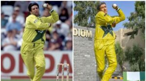 وسیم اکرم نے سوشل میڈیا تنقید کے درمیان نیاز اسٹیڈیم میں اپنے مجسمے کی تعریف کی