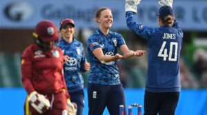 ویسٹ انڈیز پر غالب جیت کے ساتھ انگلینڈ کی خواتین ون ڈے سیریز پر مہر لگاتی ہیں