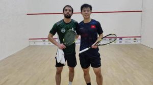 پاکستان کا ناصر اقبال ایشین اسکواش چیمپینشپ کے کوارٹر فائنل میں پہنچ گیا