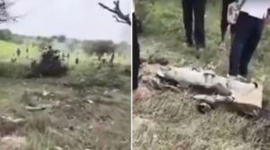 راجستھان میں ہندوستانی لڑاکا جیٹ کے گر کر تباہ ہونے کے بعد پائلٹ ہلاک ہوگیا