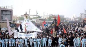 سخت سیکیورٹی کے دوران محرم 9 جلوس پاکستان میں پُرسکون طور پر رکھے گئے ہیں
