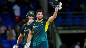 ٹم ڈیوڈ نے آسٹریلیا کے لئے تیز ترین T20I ٹن کو ویسٹ انڈیز کے سلسلے میں سیریز میں کامیابی حاصل کی