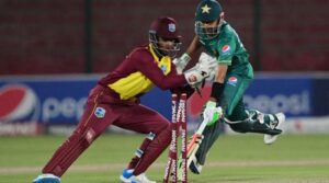 T20I سیریز کے اوپنر میں پاکستان ہینڈ ویسٹ انڈیز 179 رن چیس
