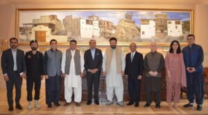 جی بی کے سی ایم گلبر خان نے اے کے ڈی این رہنماؤں سے ملاقات کی