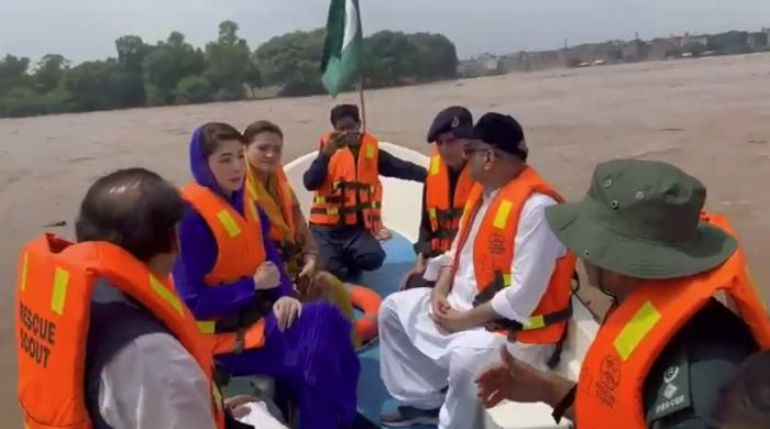 سی ایم مریم نے دریائے روی میں صورتحال کا جائزہ لیا جب پنجاب نے ہندوستان کے پانی سے بچایا 'تباہی'