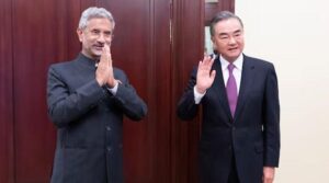 ہندوستان کے وزیر خارجہ نے چین کے وانگ کے ساتھ بات چیت میں سرحدی امن پر زور دیا
